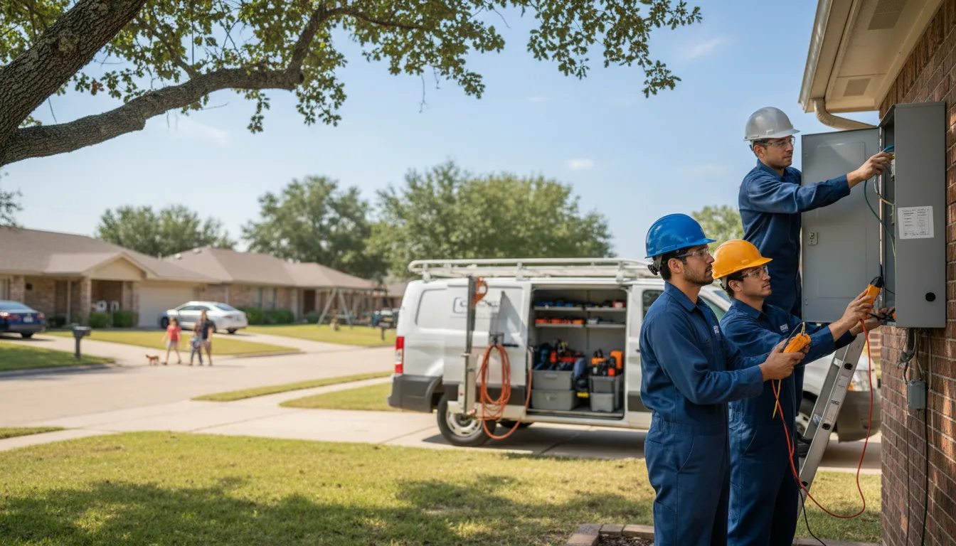 Certified electrician providing emergency electrical services in Marshall, IN